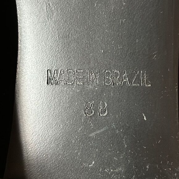 Neely & Chloe Black Velvet Flats with Stitched Bow - 8 - Picture 5 of 5